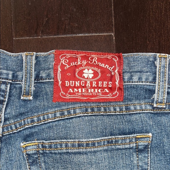 Lucky Brand Dungarees Classic Blue Denim Jeans size 8/29 - Picture 6 of 8